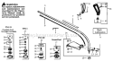 Page B Diagram and Parts List for GTI17XP  Weed Eater Trimmer